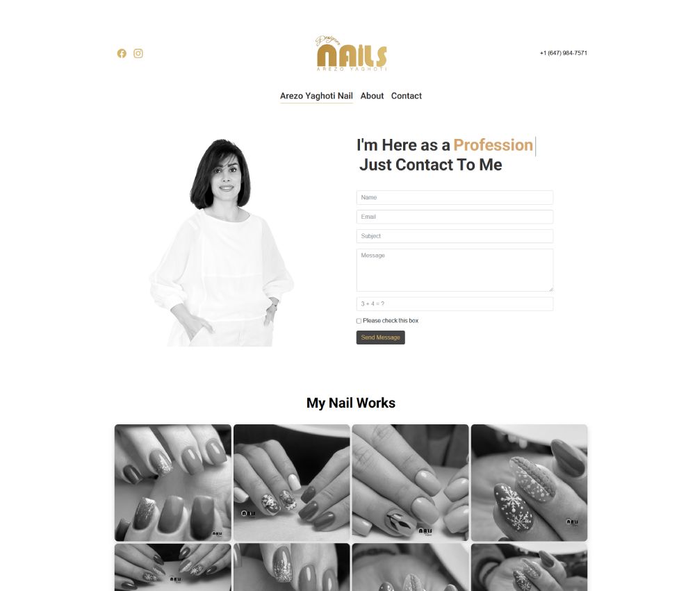 Beauty and Health Website Design in Toronto, Canada